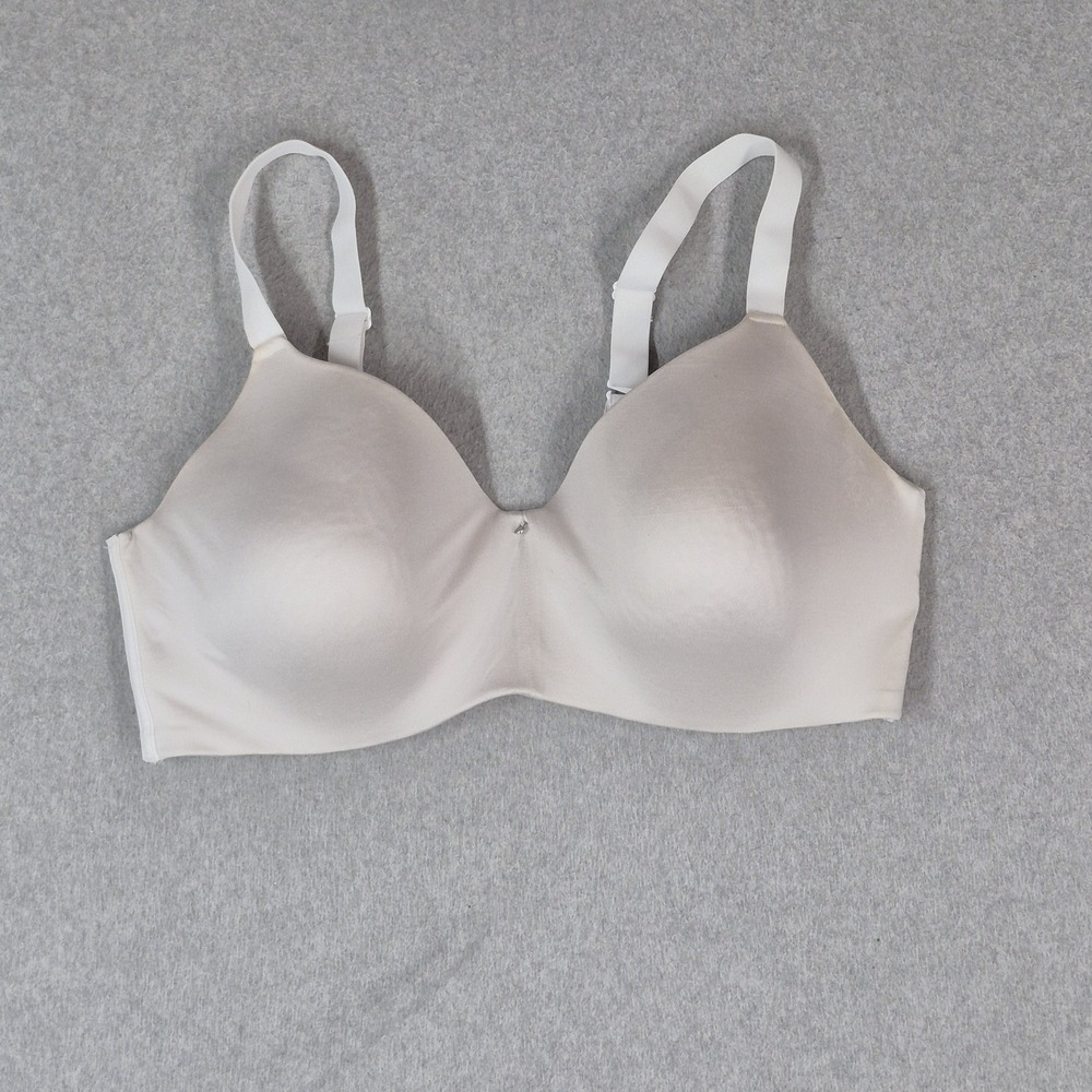 Bali Women Bra 38DD White T Shirt Underwired Strap Lightly Lined READ